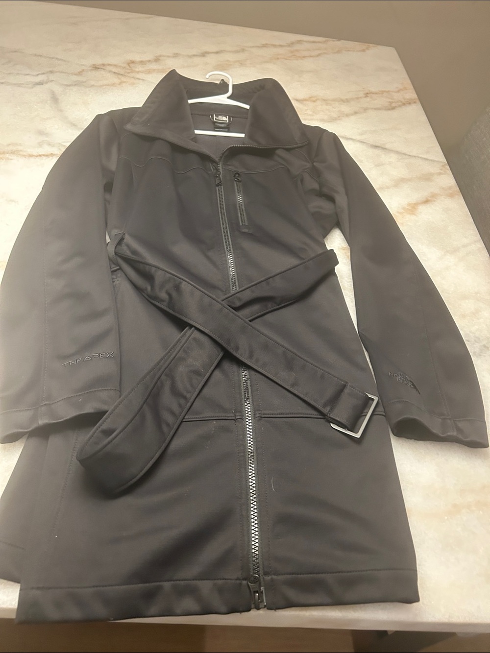North Face Long trench XL